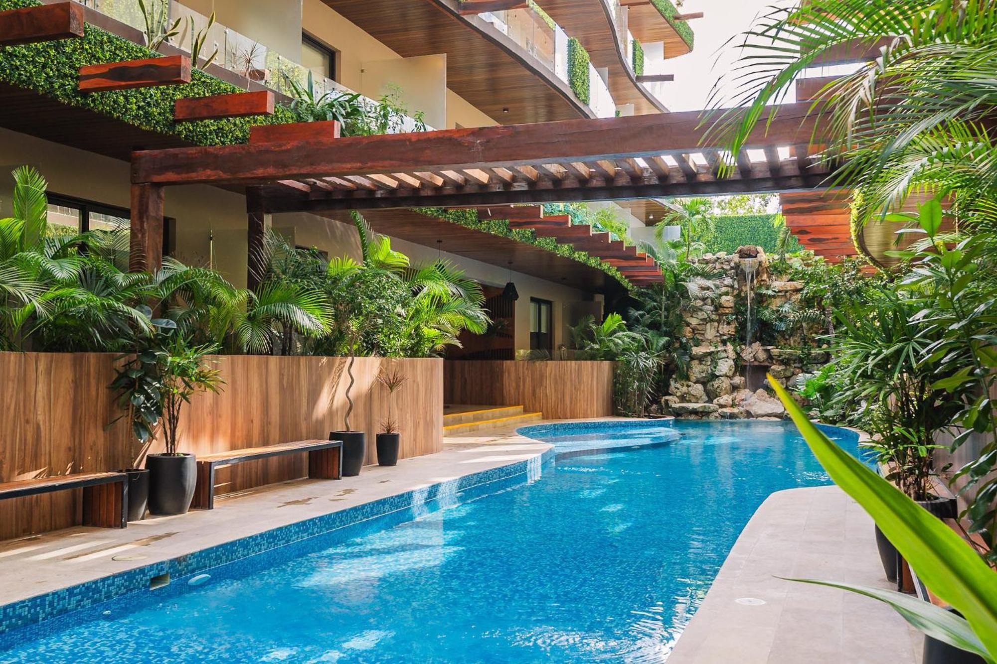 2br Sun Lover's Nest W Gym Rooftop Appartement Tulum