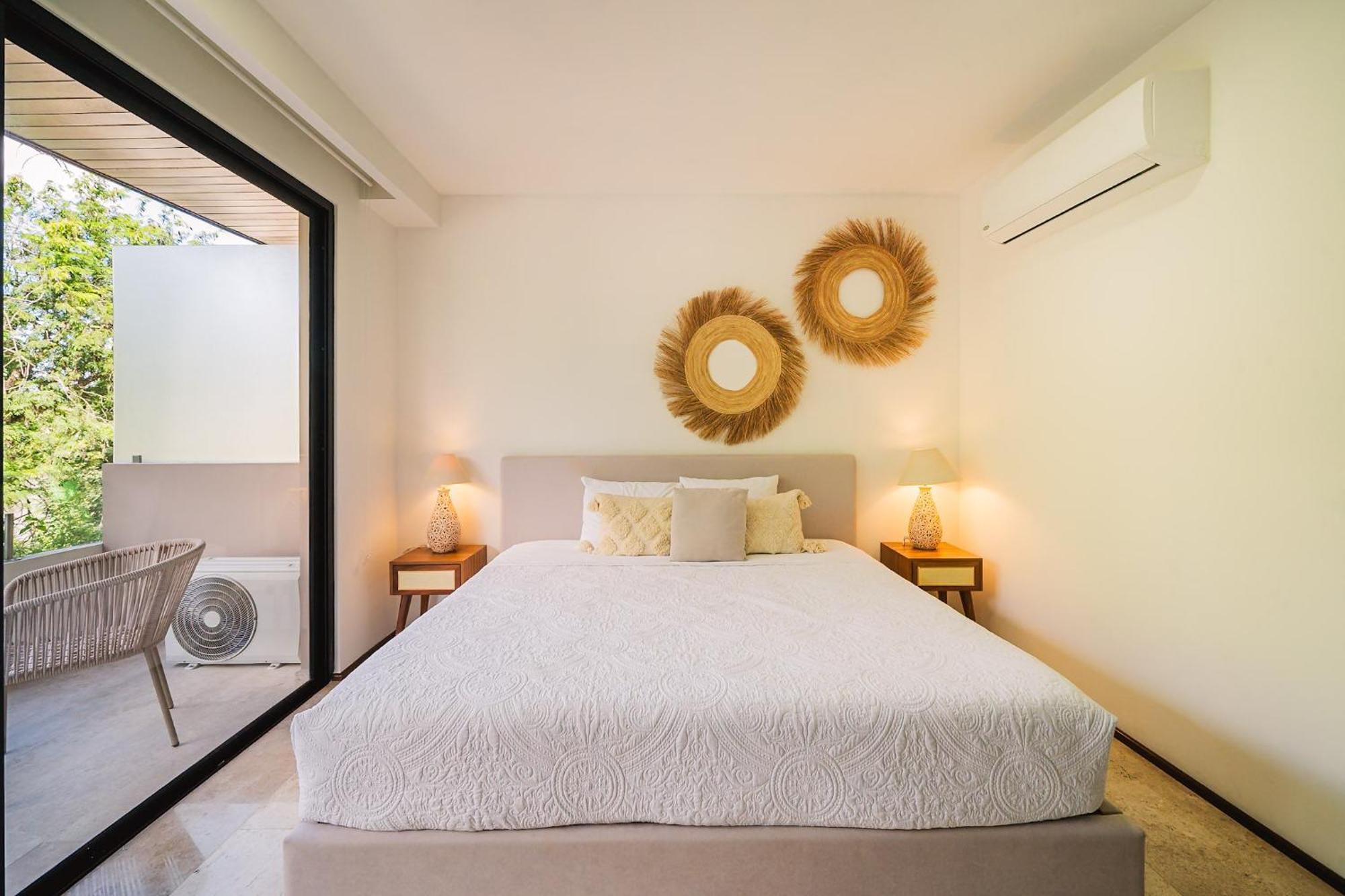 2br Sun Lover's Nest W Gym Rooftop Apartment Tulum