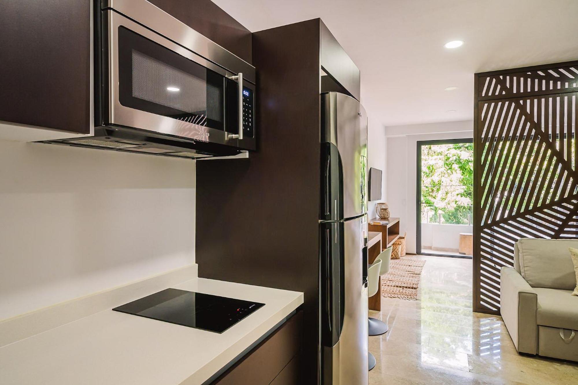 2br Sun Lover's Nest W Gym Rooftop Apartment Tulum
